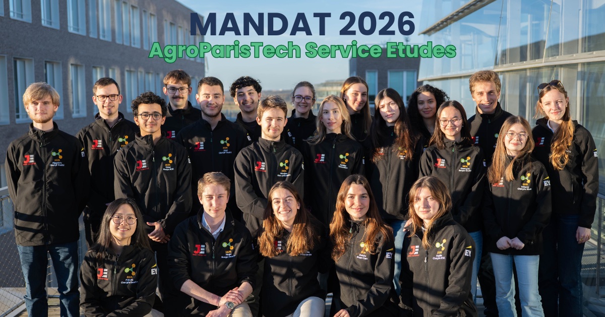 L'équipe du mandat 2026 d'AgroParisTech Service Études